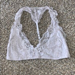 Gray boutique bralette